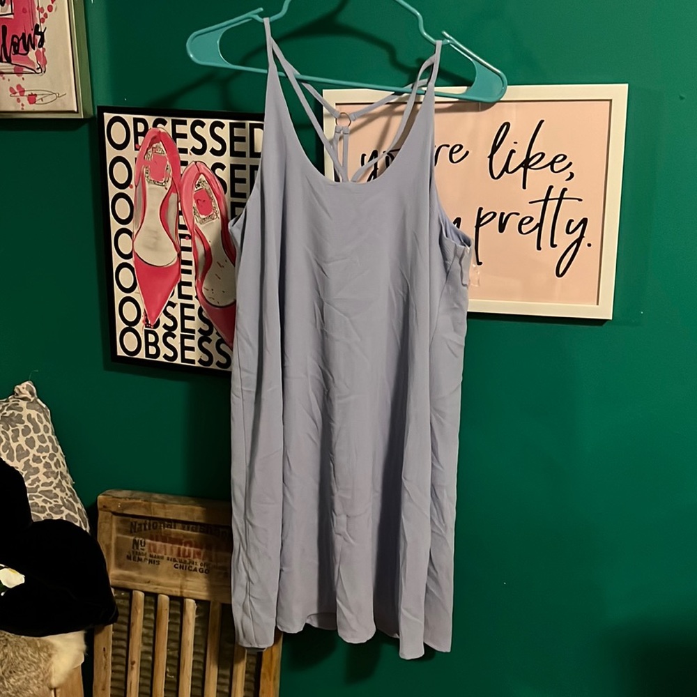 Blue dress